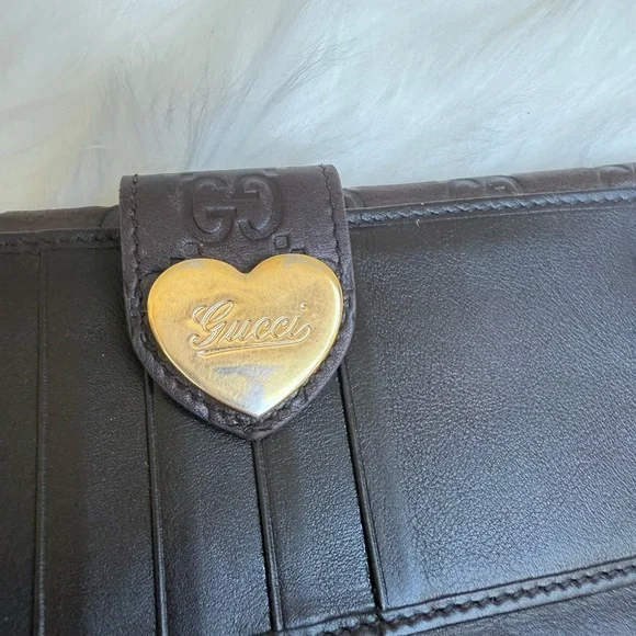 Gucci GG Guccissima leather long wallet